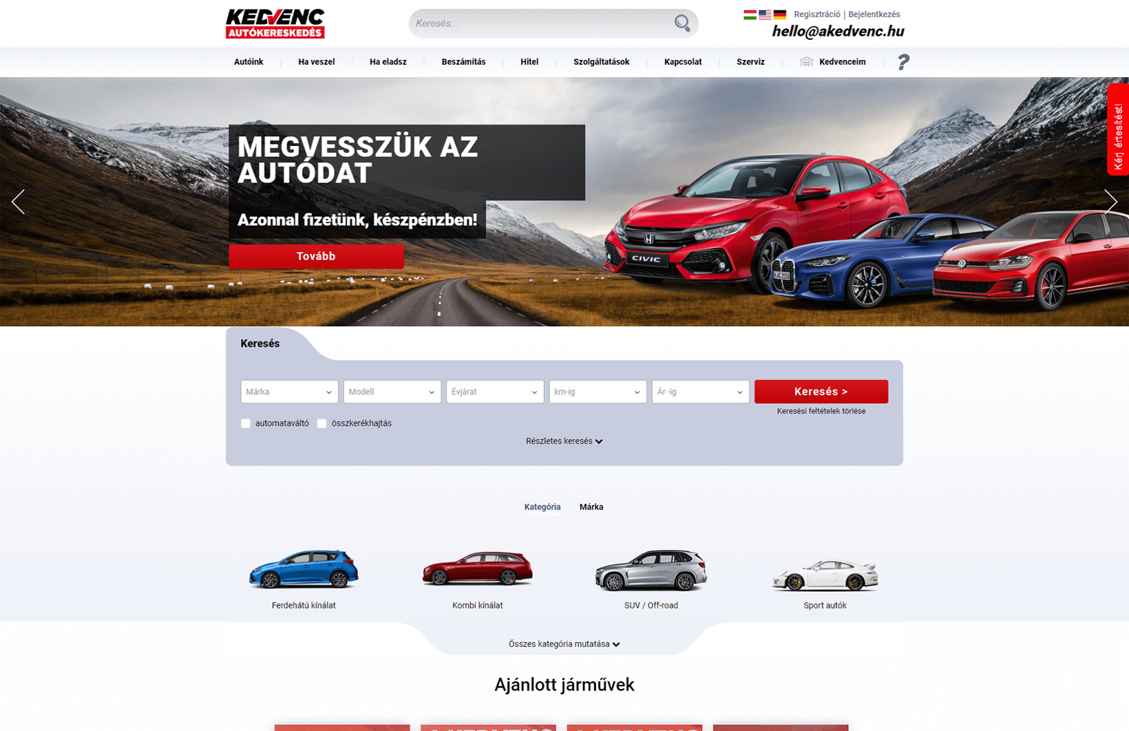 Akedvenc Autókereskedés